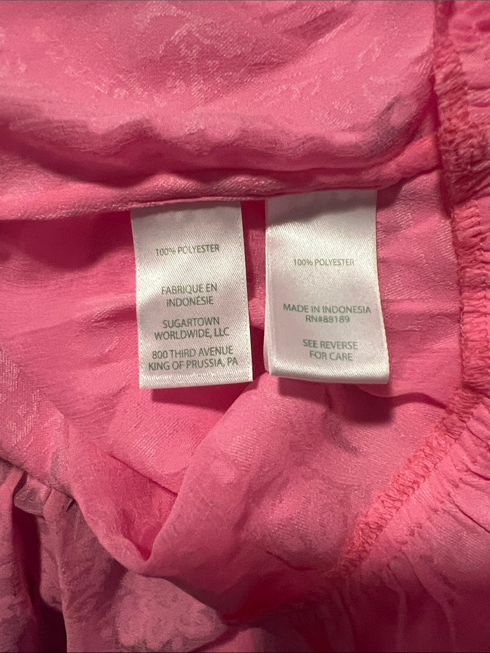 Lilly Pulitzer Pink Ruffled Swim Coverup size M - Picture 4 of 4